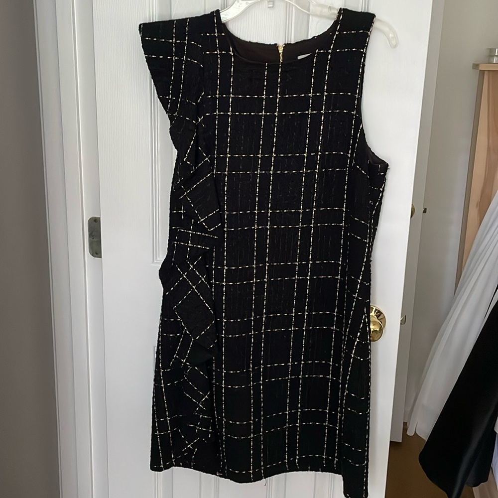 Fitted Side Ruffle Dress